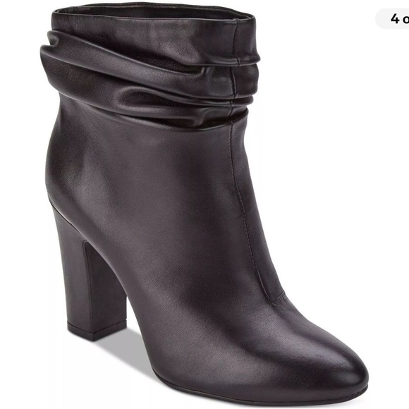 Slouchy Black DKNY Ankle Boots. - Picture 14 of 15